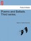 Poems and Ballads. Third Series.