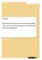 Personal Investment & Portfolio Planning. The case of an investment in 10 stocks and their development