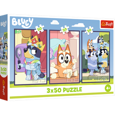 TREFL BLUEY puzzle set The Bluey family, 3x50 pcs