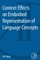 Context Effects on Embodied Representation of Language Concepts