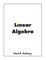 Linear Algebra