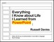 Davies, R: Everything I Know about Life I Learned from Power