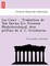 Les Cenci ... Traduction de Tola Dorian [I.E. Princess Meshcherskaya]. Avec Pre Face de A. C. Swinburne.