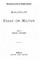 Essay on Milton