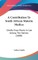 A Contribution to South African Materia Medica
