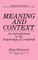 Meaning and Context