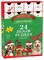 Puzzle–advent calendar Christmas Paws, 24 puzzles of 50 pieces: 1200 pieces