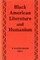 Black American Literature/Humanism