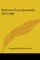 Extracts From Journals, 1872-1881