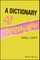 A Dictionary of Postmodernism