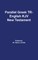 Parallel Greek Received Text and King James Version The New Testament