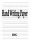 Hand Writing Paper