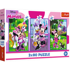 TREFL DISNEY MICKEY MOUSE puzzle set, 3x80 pcs TREFL DISNEY MICKEY MOUSE puzzle set, 3x80 pcs