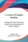 A Course Of English Reading