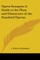 Opera Synopses A Guide to the Plots and Characters of the Standard Operas