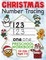Christmas Number Tracing Preschool Workbook for Kids Ages 3-5