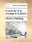 A Journal of a Voyage to Lisbon.