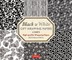 Black & White Gift Wrapping Papers - 6 Sheets
