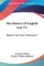 The History Of English Law V2