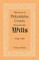Abstracts of Philadelphia County [Pennsylvania] Wills, 1726-1747