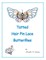 Tatted Hair Pin Lace Butterflies