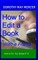 How to Edit a Book
