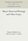 Minor Historical Writings and Other Essays