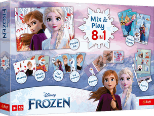 TREFL FROZEN 8in1 Mix&play set of boardgames TREFL FROZEN 8in1 Mix&play set of boardgames