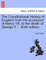 The Constitutional History of England from the accession of Henry VII. to the death of George II ... Sixth edition.