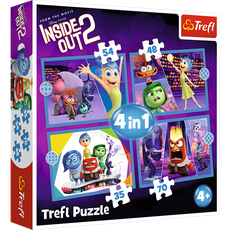 TREFL DISNEY Inside Out 2 Puzzle Set 4 in 1 TREFL DISNEY Inside Out 2 Puzzle Set 4 in 1