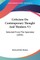 Criticism On Contemporary Thought And Thinkers V1