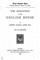 The evolution of the English house