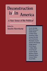 Deconstruction Is/In America Deconstruction Is/In America