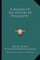 A Manual Of The History Of Philosophy