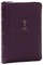 KJV Holy Bible, Compact Reference Bible, Leathersoft, Purple with Zipper, 43,000 Cross-References, Red Letter, Comfort Print