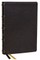 Kjv, Center-Column Reference Bible with Apocrypha Genuine Leather, Black, 73,000 Cross-References, Red Letter, Thumb Indexed, Comfort Print: King James Version
