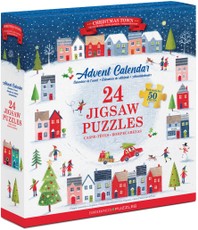 Puzzle–advent calendar Christmas Town, 24 puzzles of 50 pieces: 1200 pieces Puzzle–advent calendar Christmas Town, 24 puzzles of 50 pieces: 1200 pieces