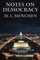 Notes on Democracy