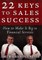 22 Keys to Sales Success