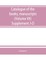 Catalogue of the books, manuscripts, maps and drawings in the British museum (Natural history) (Volume VII) Supplement J-O