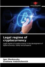 Legal regime of cryptocurrency Legal regime of cryptocurrency