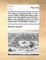 The History of Queen Mab; Or, the Court of Fairy. Being the Story Upon Which the Entertainment of Queen Mab, Now Exhibiting at Drury-Lane, Is Founded. by Michael Drayton, ...