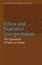 Ethos and Narrative Interpretation