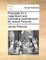 Proposals for a Magnificent and Interesting Establishment. by James Peacock, ...